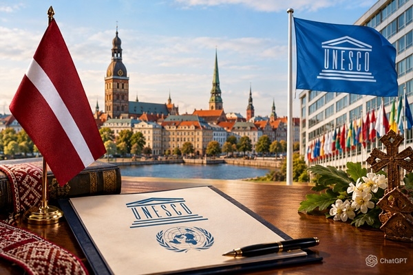 14. oktobris vesturē: Latvija kļūst par UNESCO dalībvalsti