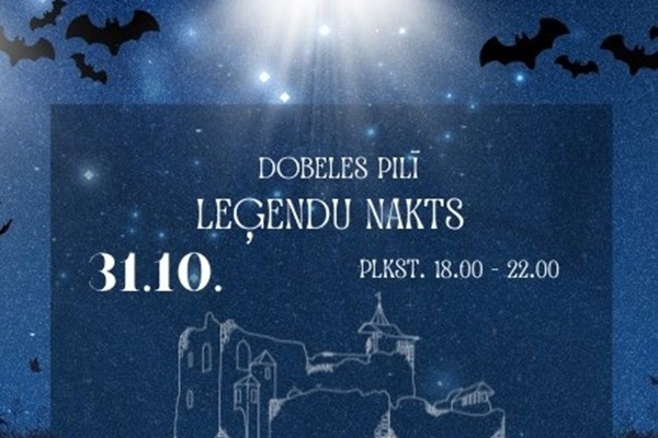 31. oktobrī leģendu nakts Dobeles pilī – nāc un atklāj noslēpumus!
