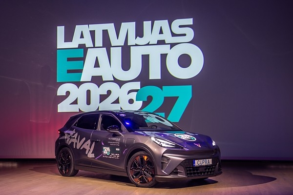 Eiropas zīmoli un Ķīnas jaunpienācēji sadala «Latvijas e-Auto 2026/27» galvenās balvas