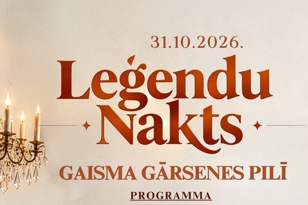 Krustpils un Gārsenes pilis aicina uz «Leģendu nakti»