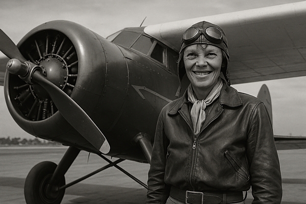 11. janvāris: Amēlija Ērhārta veic pirmo lidojumu no Havaju salām uz Kaliforniju