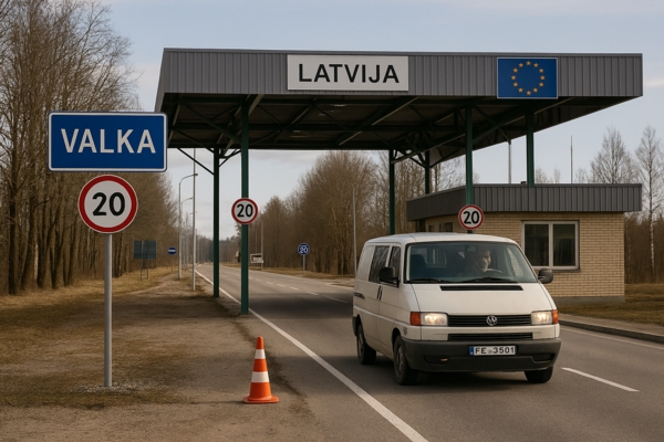 1. februāris vēsturē: Darbu sāk apvienotais Valkas – Valgas robežas punkts