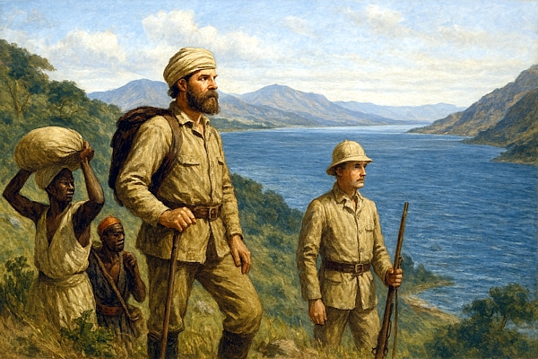 13. februāris vēsturē: Eiropieši pirmo reizi sasniedz Tangaņikas ezeru