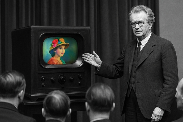17. februāris vēsturē: Londonā pasaule pirmo reizi ieraudzīja krāsu televīziju