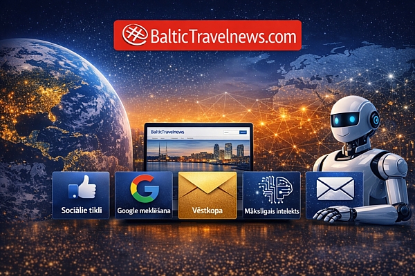 Travelnews.lv ziņu ģeogrāfija ir plašāka par pašu portālu