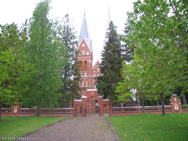 Vilakas-katolu-baznica Viļakas katoļu baznīca