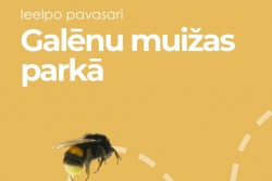 Ieelpo pavasari Galēnu muižas parkā Preiļu novada TIC