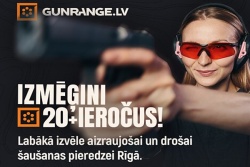 Elpu aizraujoša pieredze modernā šautuvē! GunRange.lv