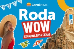 Atpūtas un ceļojumu piedāvājumi 13.06.2025 - 19.06.2025 Iepazīsti RODU no cita skatu punkta! Coral Travel Latvia