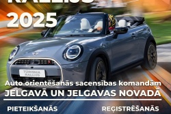 Tūrisma rallija piedzīvojums Jelgavā Jelgavas reģionālais tūrisma centrs