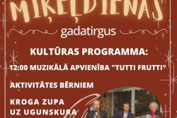 Atpūtas un ceļojumu piedāvājumi 22.09.2025 - 28.09.2025 Miķeļdienas gadatirgus Jaunpilī Tukuma TIC