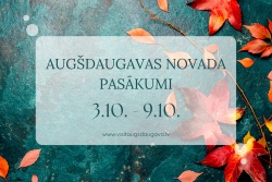 Augšdaugavas novada nedēļas pasākumi