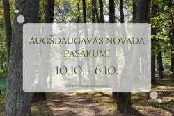 Pasākumi Augšdaugavas novadā 10.10.–16.10.