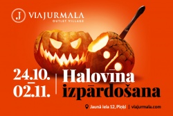 Halovīna izpārdošana outlet ciematā ViaJurmala