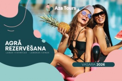 Vasara 2026 AZA tours