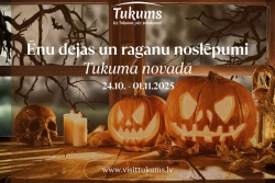 Atpūtas un ceļojumu piedāvājumi 25.10.2025 - 30.10.2025 Ēnu dejas un raganu noslēpumi  Tukuma TIC