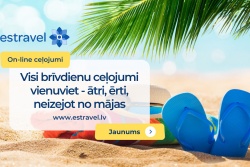 Jaunums - Ceļojumu rezervēšanas platforma Estravel Latvia