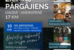 Atpūtas un ceļojumu piedāvājumi 22.01.2026 - 28.01.2026 Ziemas pārgājens Dagda-Andrupene Krāslavas TIC