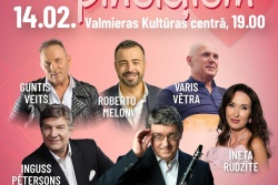 Atpūtas un ceļojumu piedāvājumi 09.02.2026 - 14.02.2026 Koncerts “Ar mīlestības pinekļiem” Valmieras novada Tūrisma pārvalde