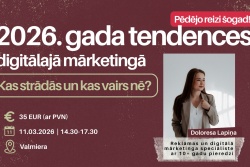 Seminārs par digitālo mārketingu 2026