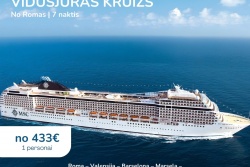 Vidusjūras kruīzs no Romas CRUISEcentre