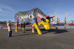 Ventspils gotiņas aplikācijā Walk15 Ventspils TIC