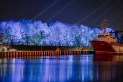 Izgaismotā Liepāja.