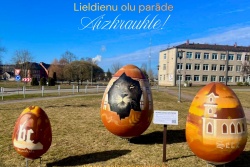 Lieldienu olu parāde Aizkrauklē Aizkraukles novada TIC