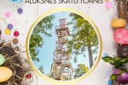 4.aprīlī atvērts Alūksnes skatu tornis Alūksnes TIC