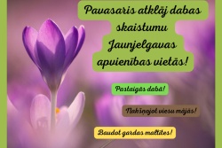 Atpūtas un ceļojumu piedāvājumi 29.03.2026 - 02.04.2026 Pavasarī atklāj dabas ainavas Jaunjelgavā Aizkraukles novada TIC