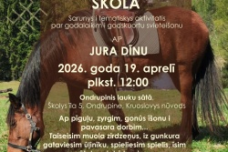 Atpūtas un ceļojumu piedāvājumi 16.04.2026 - 22.04.2026 Saimis tradiceju škola ap Jura dīnu Krāslavas TIC