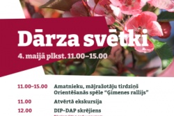Atpūtas un ceļojumu piedāvājumi 30.04.2026 - 03.05.2026 "Dārza svētki" LVM arborētumā Madonas TIC