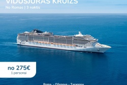 3 nakšu Vidusjūras kruīzs