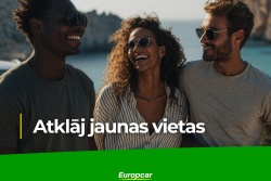 Nomā auto, lai atklātu jaunas vietas! Europcar