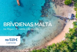 Brīvdienas Maltā Estravel Latvia