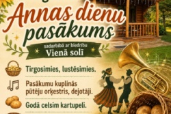Annas dienas pasākums brīvdienu mājā 