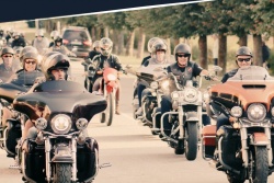 Moto parāde Sedā