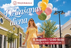 Atpūtas un ceļojumu piedāvājumi 01.08.2026 - 08.08.2026 Via Jurmala dzimšanas dienas svinības ViaJurmala