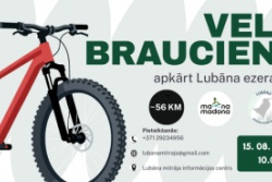 VELO brauciens apkārt Lubāna ezeram