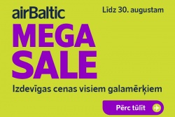 airBaltic aviobiļešu akcija  SKY24.LV