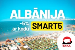 Albānija - ar kodu SMART5 atlaide 5%! Itaka Latvia