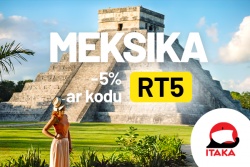 Meksika - ar kodu SMART5 atlaide 5%! Itaka Latvia