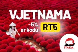 Atpūtas un ceļojumu piedāvājumi 23.09.2026 - 30.09.2026 Eksotiskā Vjetnama - atlaide 5%! Itaka Latvia