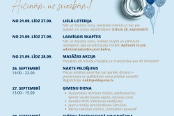 Atpūtas un ceļojumu piedāvājumi 24.09.2026 - 01.10.2026 Valmieras peldbaseinam 8. dzimšanas diena! Visit.valmiera.lv