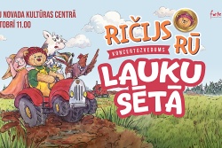 Koncertuzvedums "RIČIJS RŪ LAUKU SĒTĀ" VisitLivani.lv