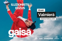 Atpūtas un ceļojumu piedāvājumi 17.10.2026 - 19.10.2026 Triku šovs “Iluzionists Edžus GAISĀ” Visit.valmiera.lv