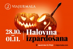 Halovīna izpārdošana Via Jurmala veikalos