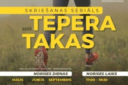 Skriešanas seriāls "Tepera takas" Smiltenes TIC