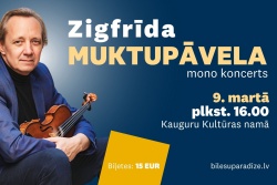 Zigfrīda Muktupāvela mono koncerts Valmieras TIC