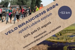 Atpūtas un ceļojumu piedāvājumi 15.08.2024 - 17.08.2024 Velo brauciens apkārt Lubāna ezeram Madonas TIC